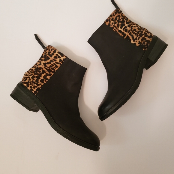 Sperry Maya Belle leopard print Chelsea - Picture 1 of 12